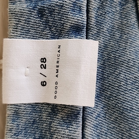 GOOD AMERICAN Good Classic Denim Jeans Women's Size 6/28 NWT - Picture 5 of 15